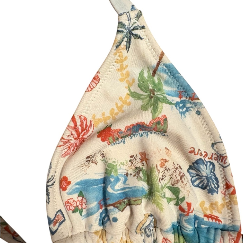 PacSun Eco-Friendly Floral Bikini Top Only - Picture 2 of 3